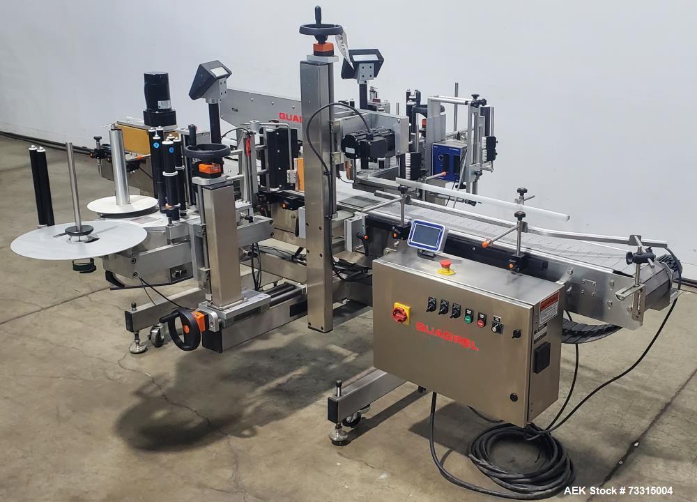 Used Quadrel Econoline Q110 Front and Back Labeler – 150 CPM